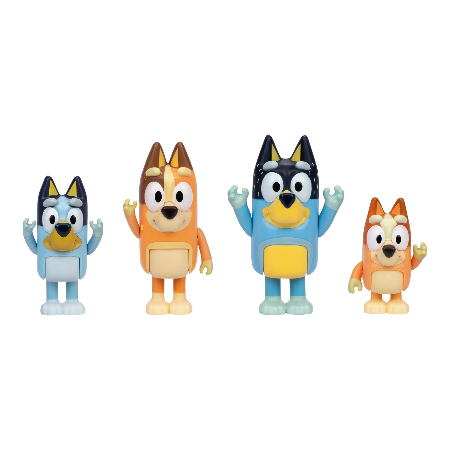 Bluey Pack 4 Figuras - Bluey y Family