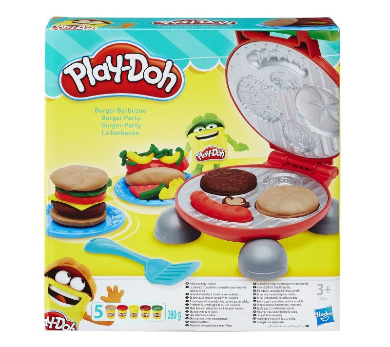 Hamburguesas A La Parrilla Play Doh