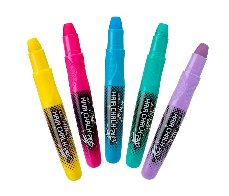 Set De Lapices Pelo Colores Metalicos Alex