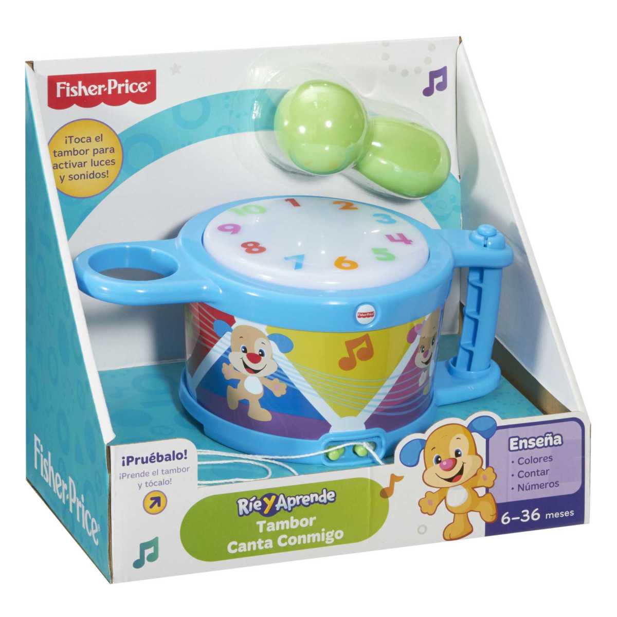 Fisher Price Rie Y Aprende Tambor Canta Conmigo