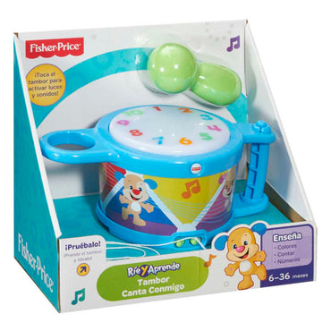 Fisher Price Rie Y Aprende Tambor Canta Conmigo