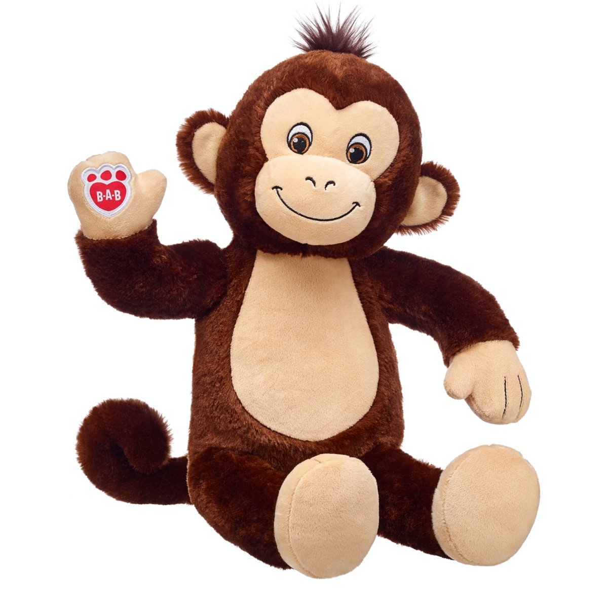 Peluche Mono Sonriente Build-A-Bear