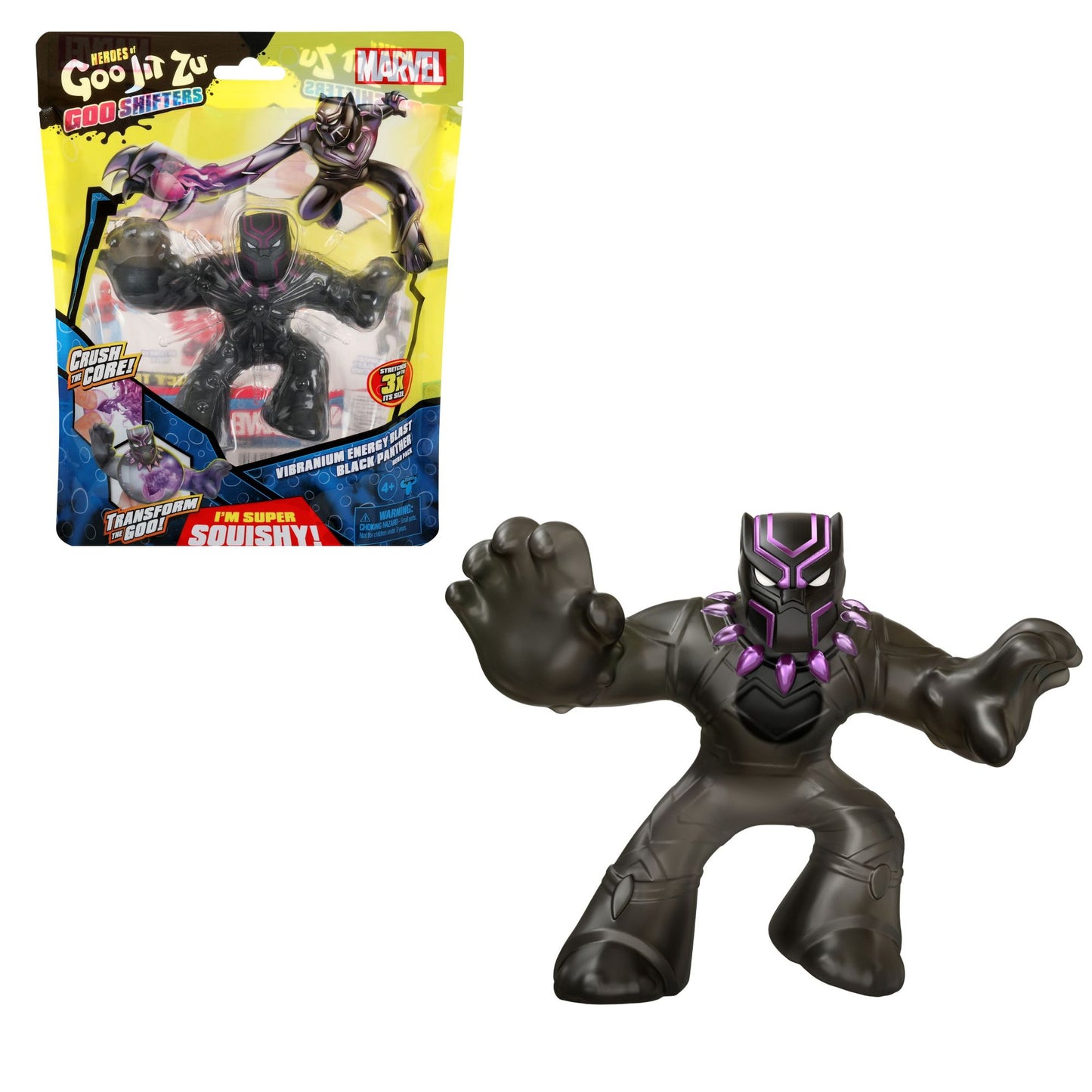 Goo Jit Zu Marvel Goo Shifters héroes - Vibranium Energy Blast Black Panther
