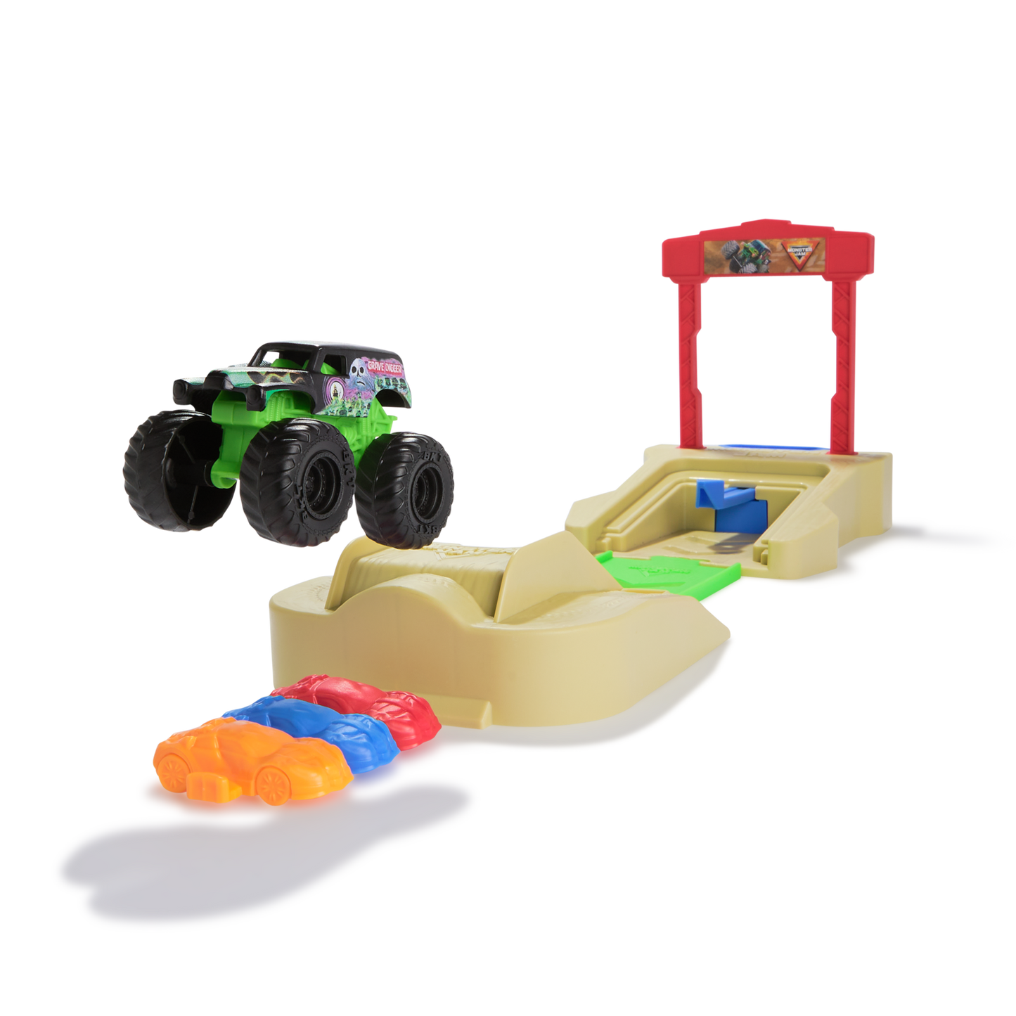 Monster Jam 1:72 Mini Playset - Grave Digger