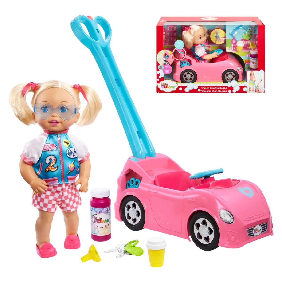 Little Mommy Marca Muñeca LITTLE MOMMY Primer Día Clases Cabello Rubio