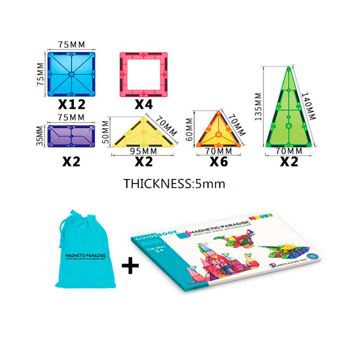 Magnetic Paradise 28 Pcs