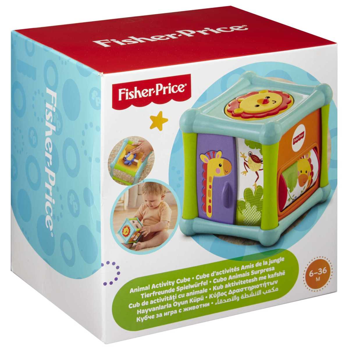 Fisher Price Cubo Animalitos De Actividades
