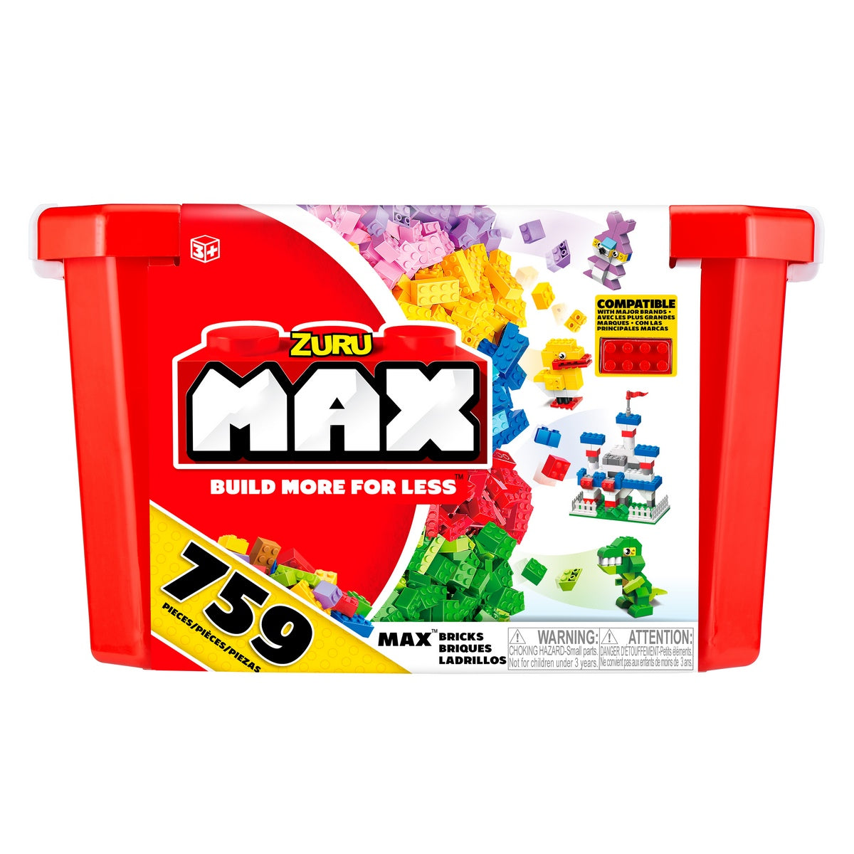 Set 759 Bloques Max En Balde