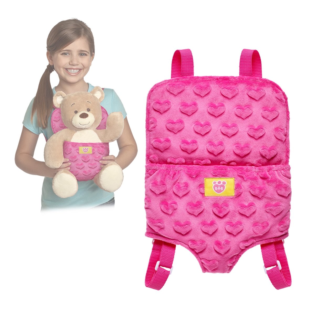 Mochila Rosada Build-A-Bear