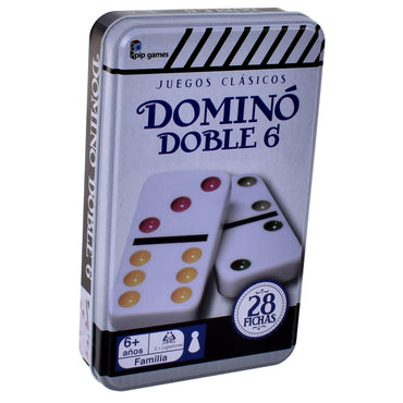 Dominó En Caja Metálica