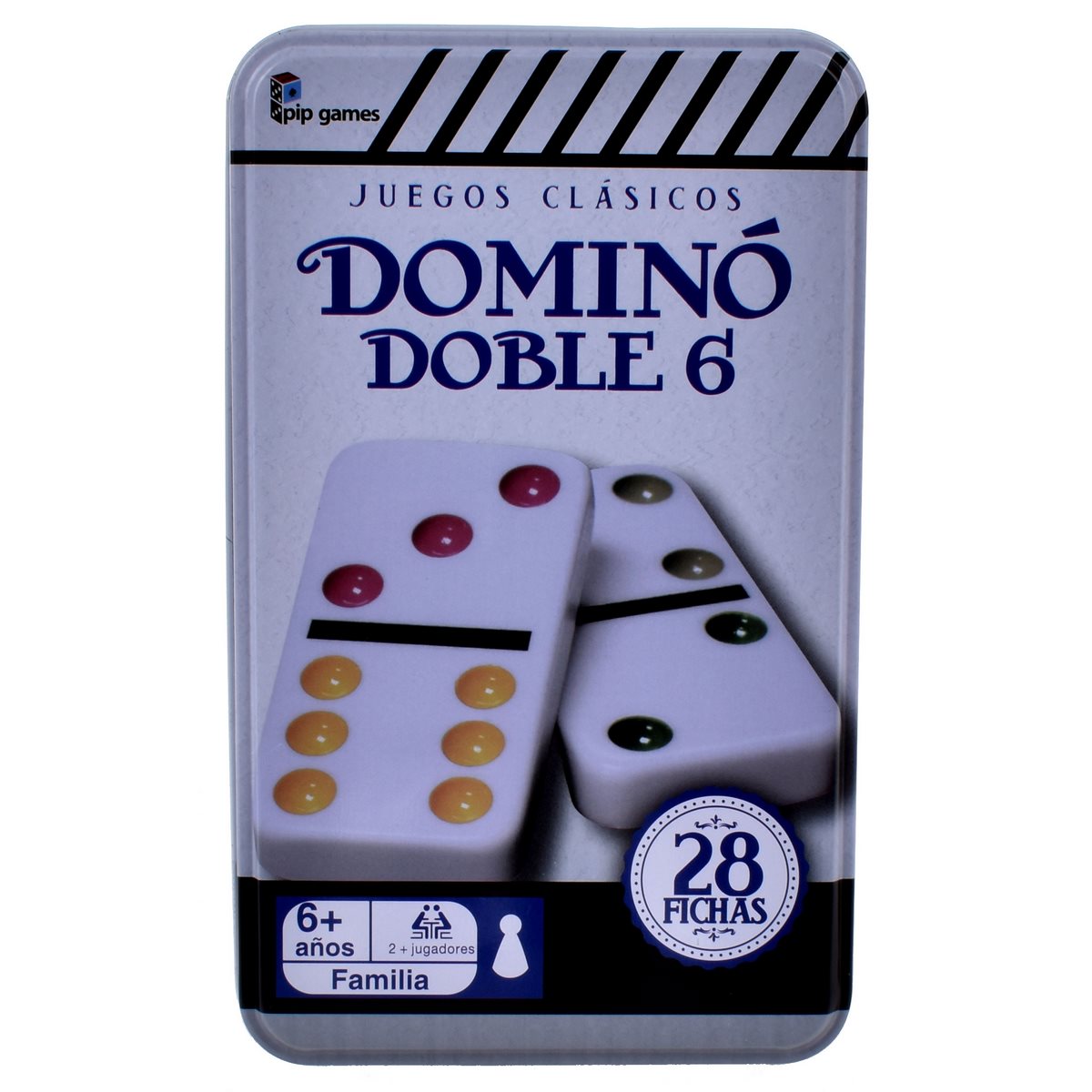 Dominó En Caja Metálica