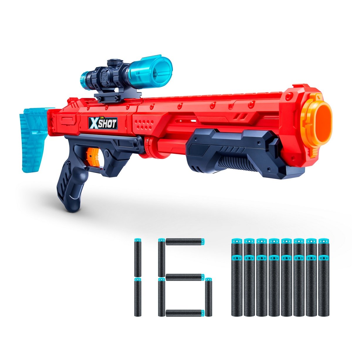 Lanzador Hawk Eye Con 16 Dardos X-Shot