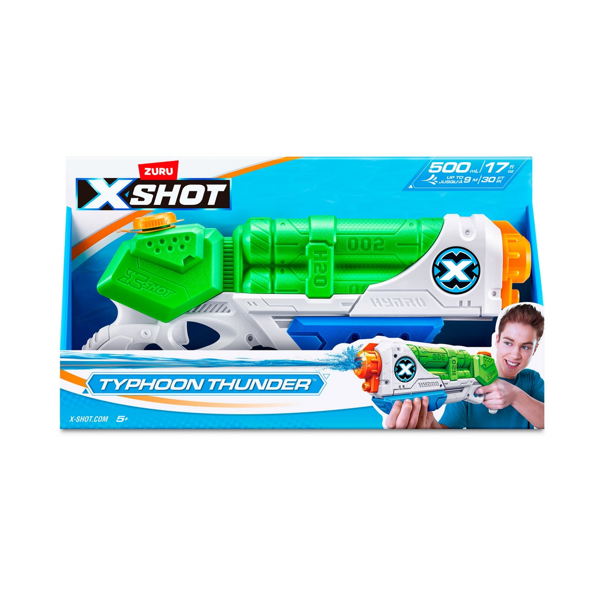 Lanza Agua De 550Ml Typhoon Thunder X-Shot