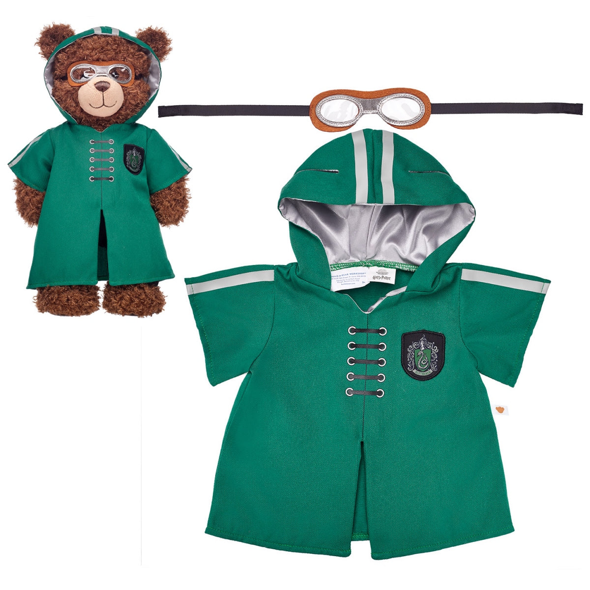 Traje Slytherin Quidditch Harry Potter Build-a-bear