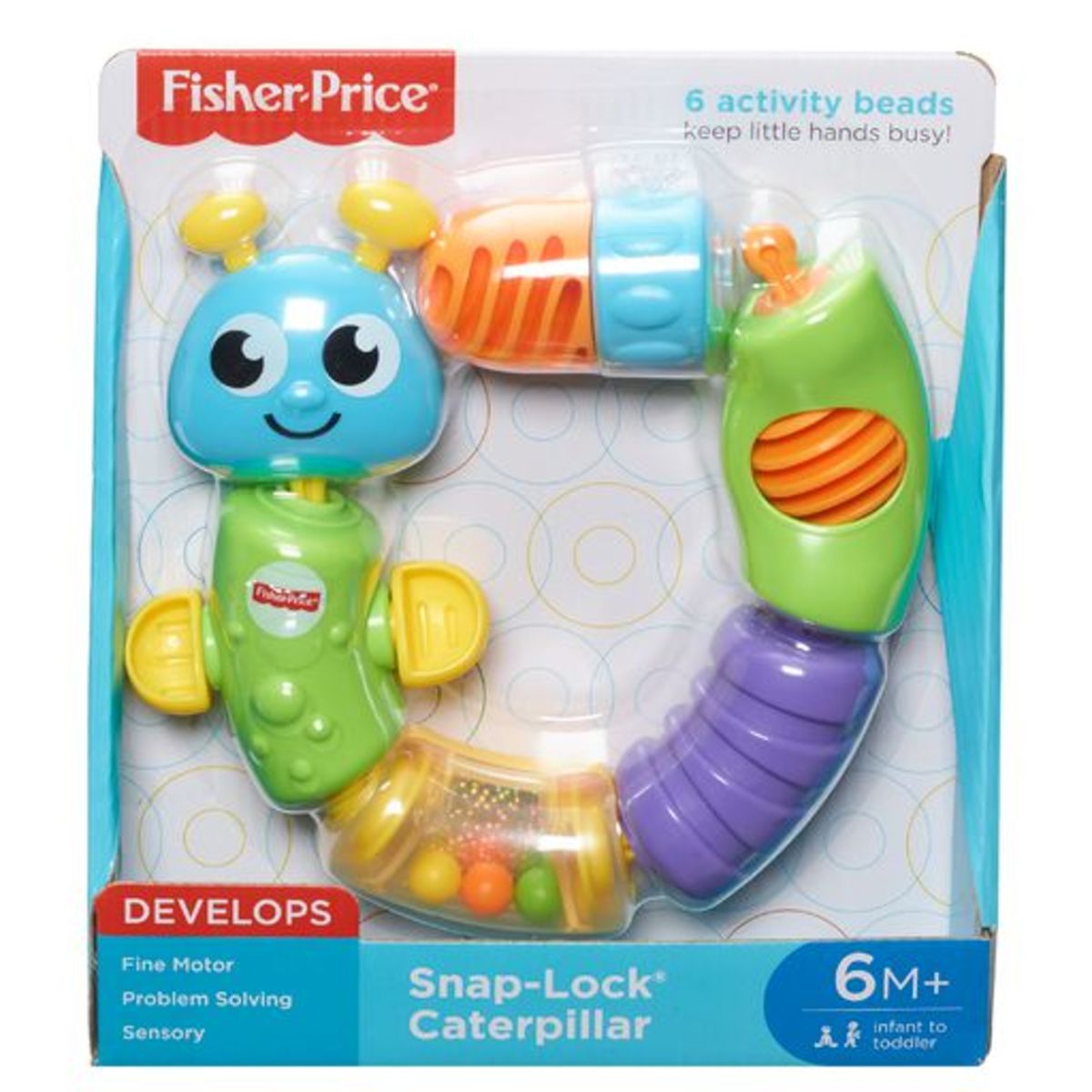 Fisher Price Oruga Cadena De Colores