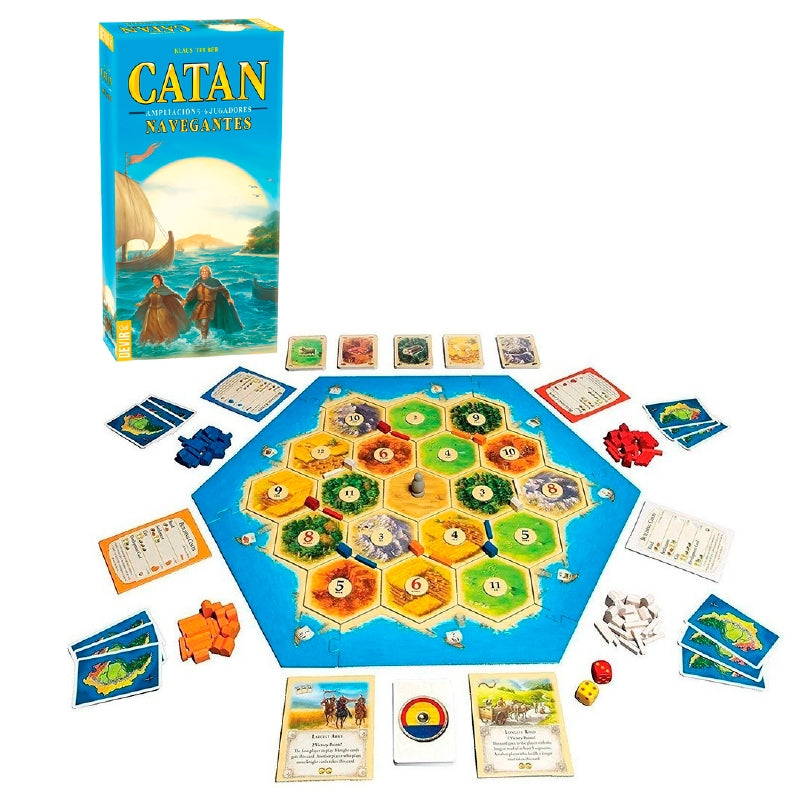 Catan Navegantes De Catan Expansión 5-6 Jugadores