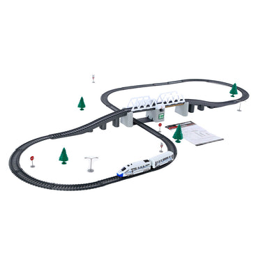 Pista Tren Bala A Pilas De 366 Cms De Largo De 31 Piezas