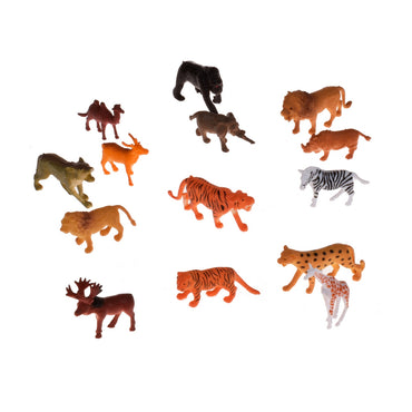 Set Animales De La Selva En Tubo