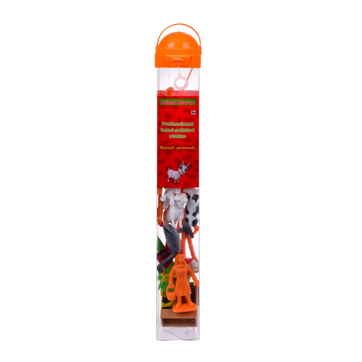 Set Animales De La Granja En Tubo