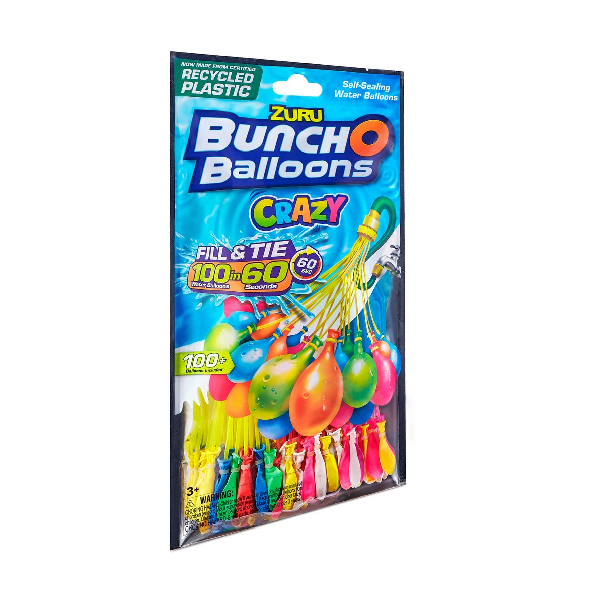 Pack 3 Boquillas Con Bombas De Agua De Llenado Rapido Bunch O Balloons