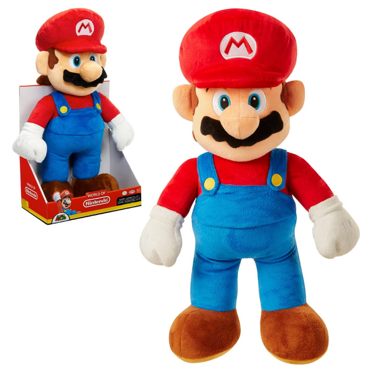 Nintendo Peluche Jumbo Mario Basico Intek
