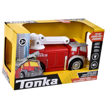 Vehiculo Tonka 18 Cms Con Luces Y Sonidos - Camion De Bomberos