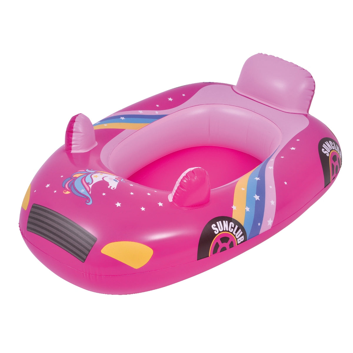 Bote Inflable Infantil Para El Agua De 81X53X25 Cms - Rosado