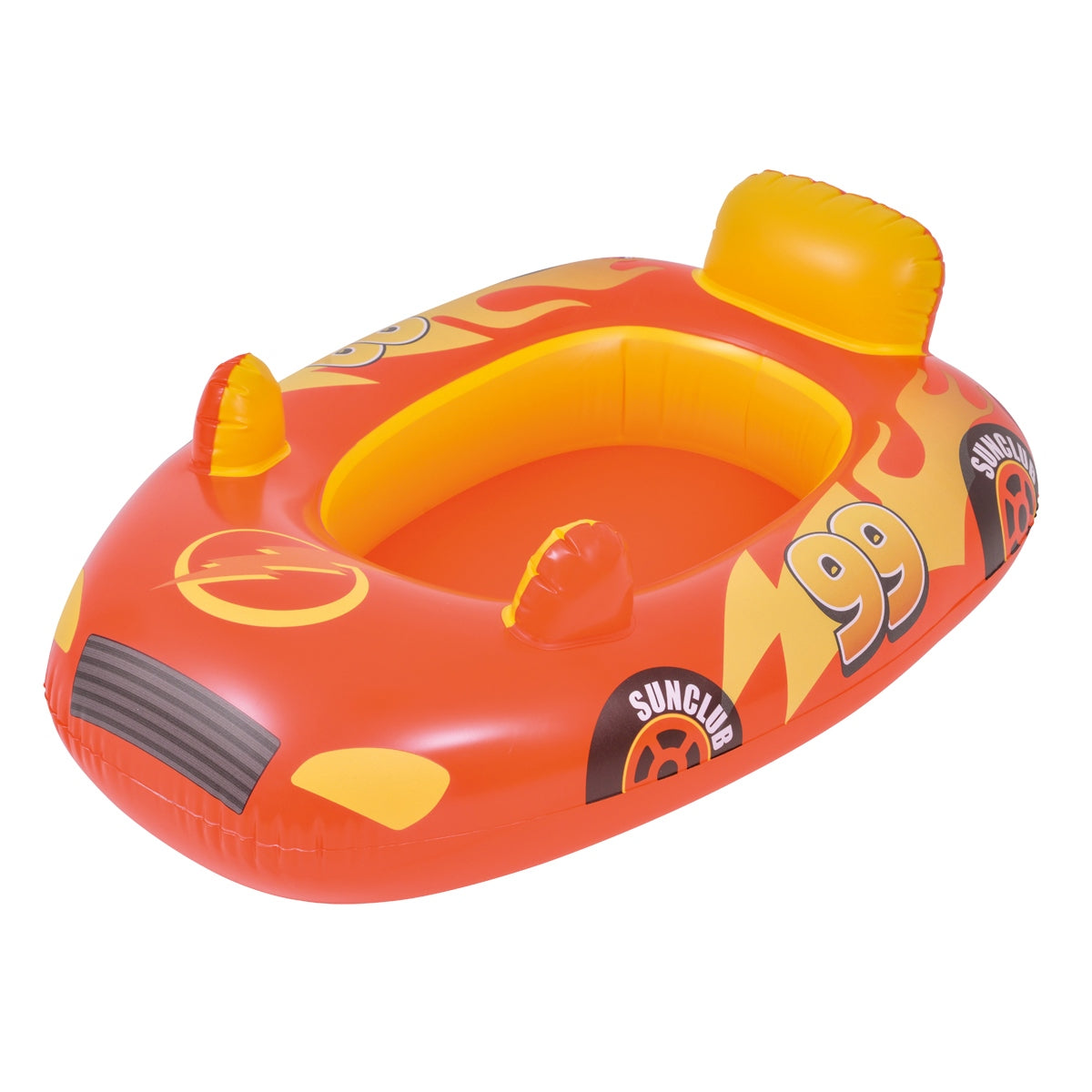 Bote Inflable Infantil Para El Agua De 81X53X25 Cms - Naranjo