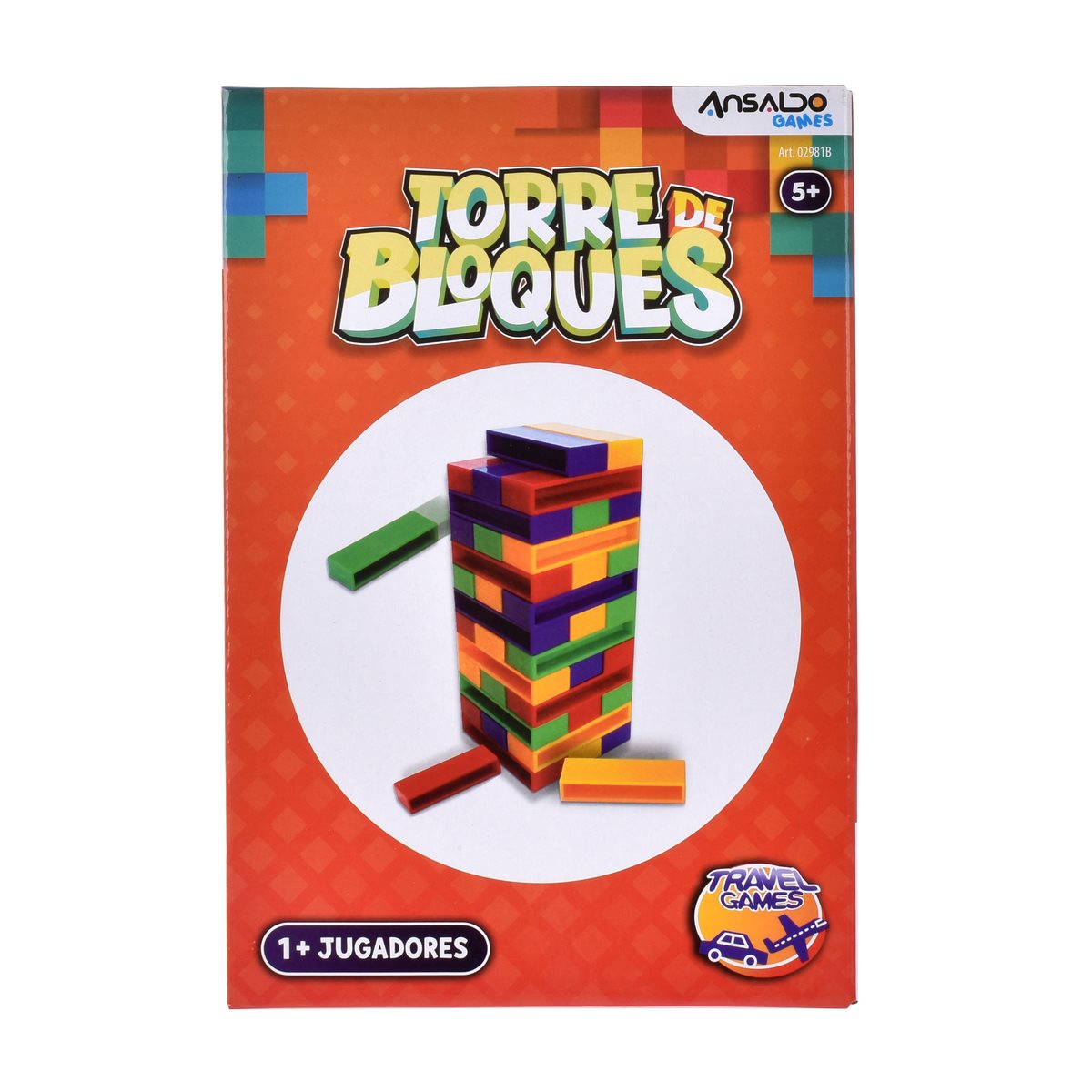 Juego De Mesa Travel Game - Torre De Bloques