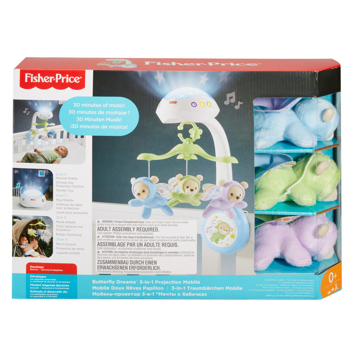 Fisher Price Movil Ositos Voladores Mattel