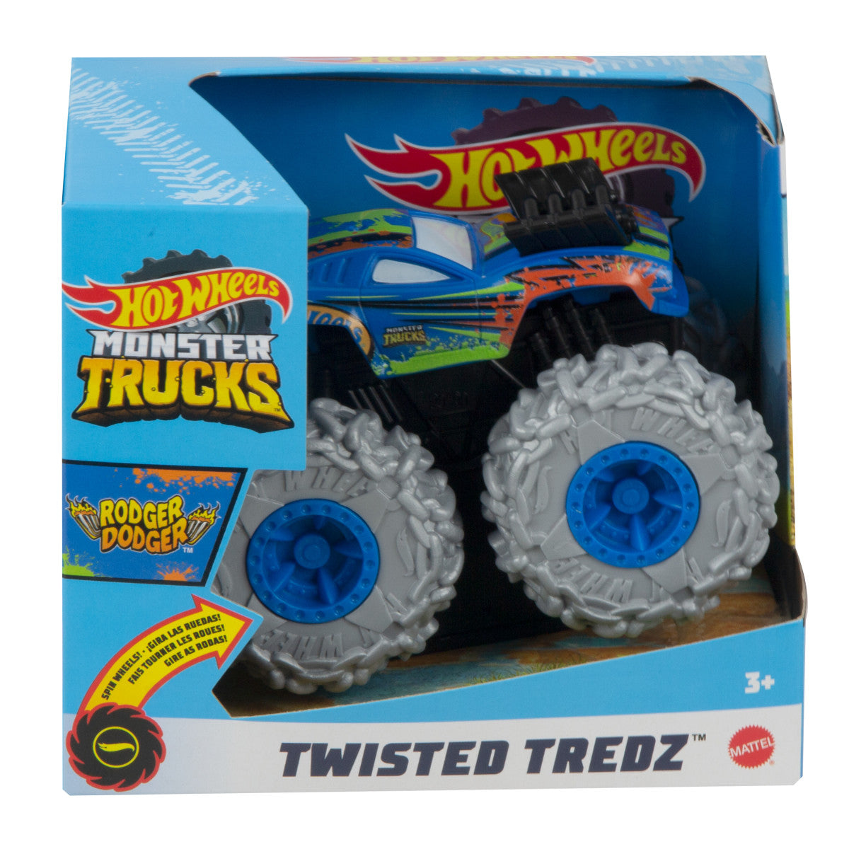 Hot Wheels Monster Trucks Twister Tredz Mattel - Rodger Dodger