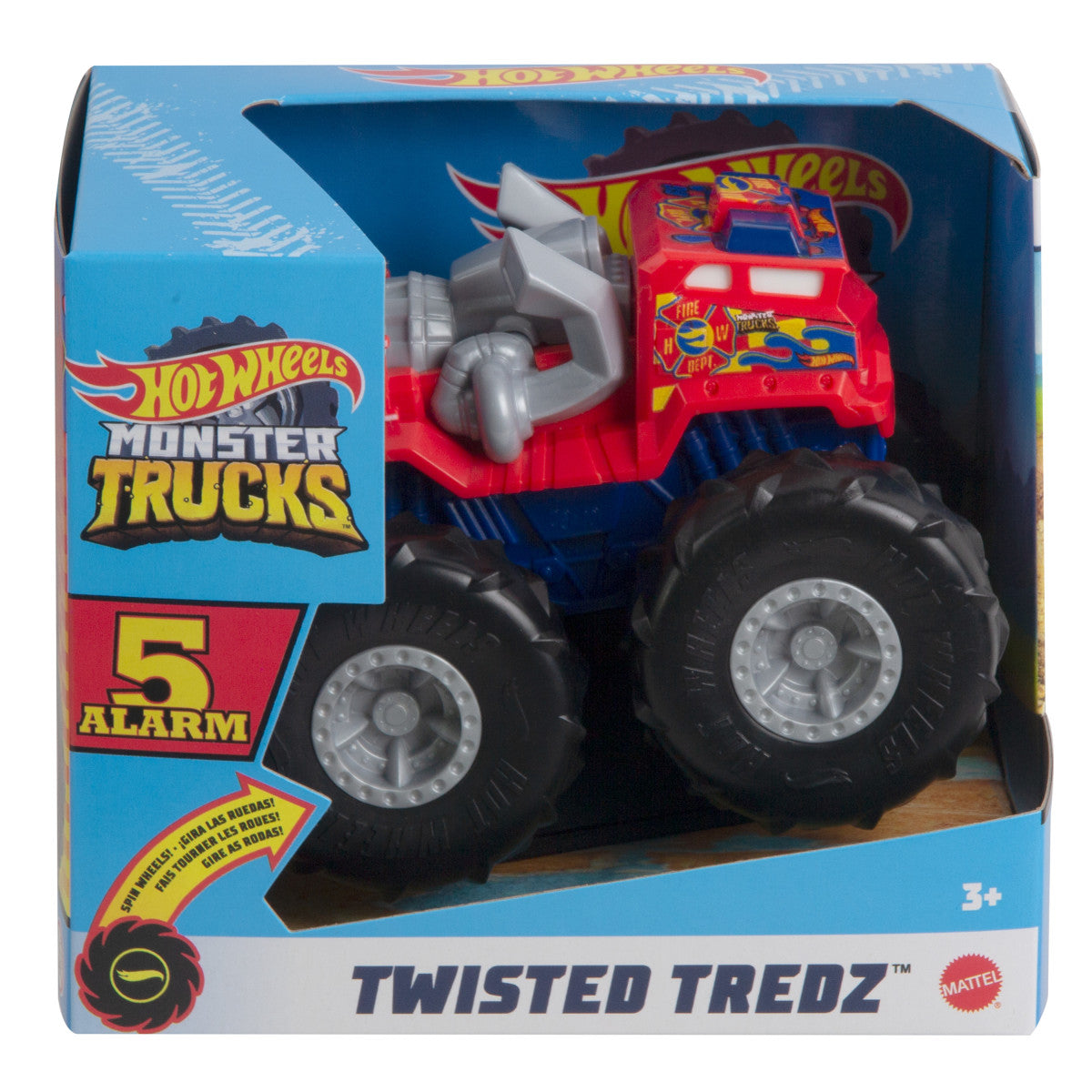 Hot Wheels Monster Trucks Twister Tredz Mattel - 5 Alarma