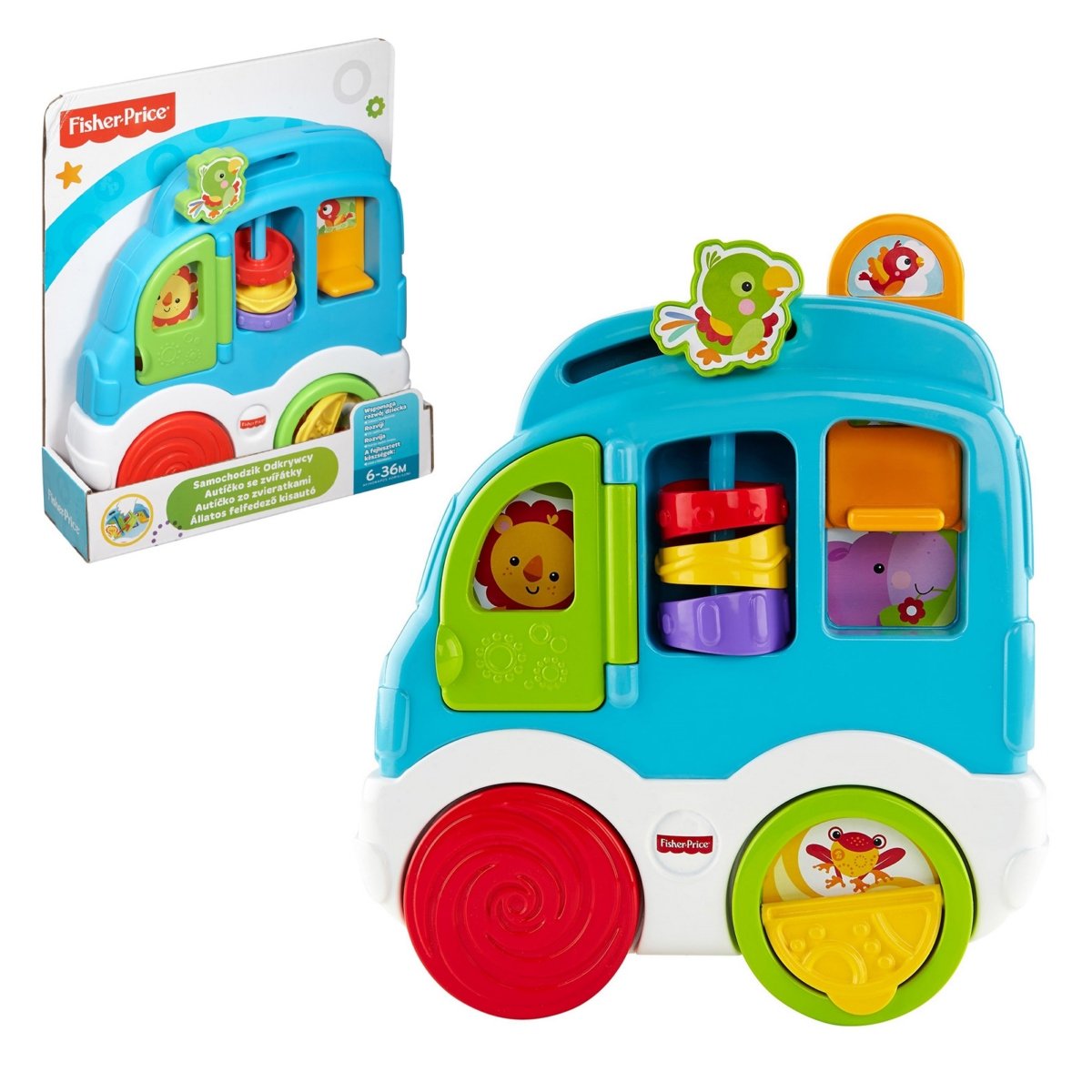 Fisher Price Actividades De Animales - Auto Actividades De Animales