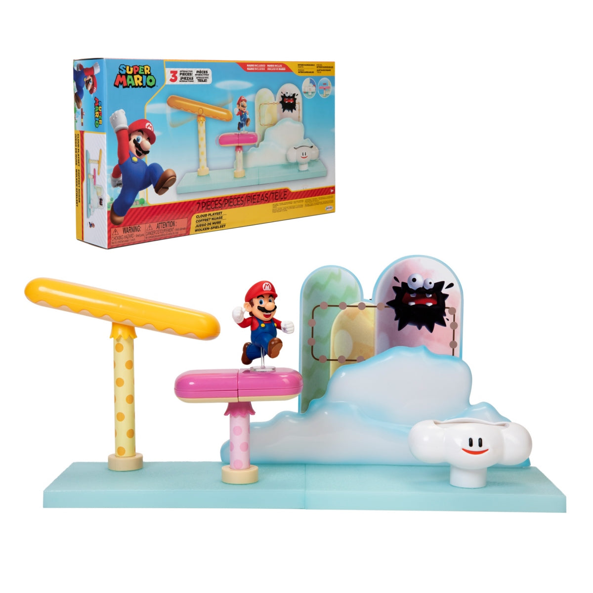 Super Mario Nintendo 6 Cm Playset Nube Categoría: Playsets con figuras Tipo producto: Juegos de figuras de acción
