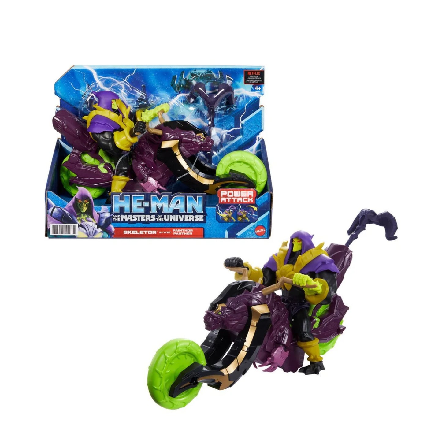 Masters Of The Universe Animated Surtido De Vehículos Con Figura Mattel - Skeletor