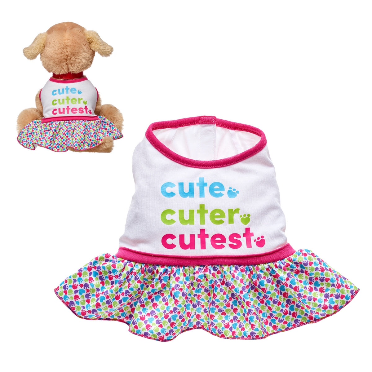 Vestido Cute Promise Pets Build-A-Bear Categoría: Ropa Build-a-Bear Tipo producto:  Accesorios para muñecas y muñecos de acción
