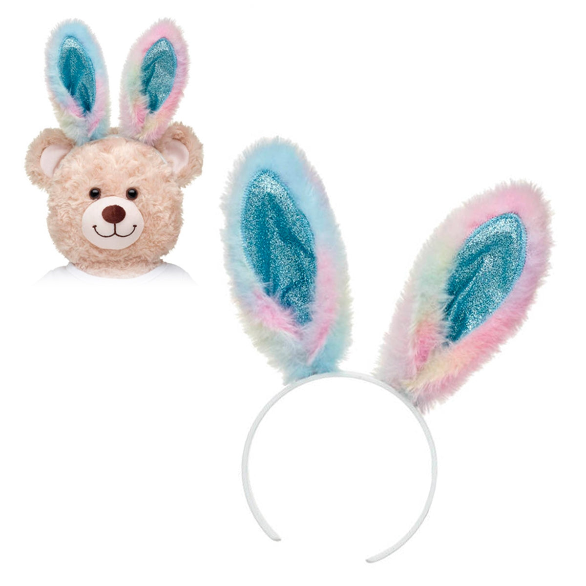 Cintillo Orejas Conejo Multicolor Build-A-Bear