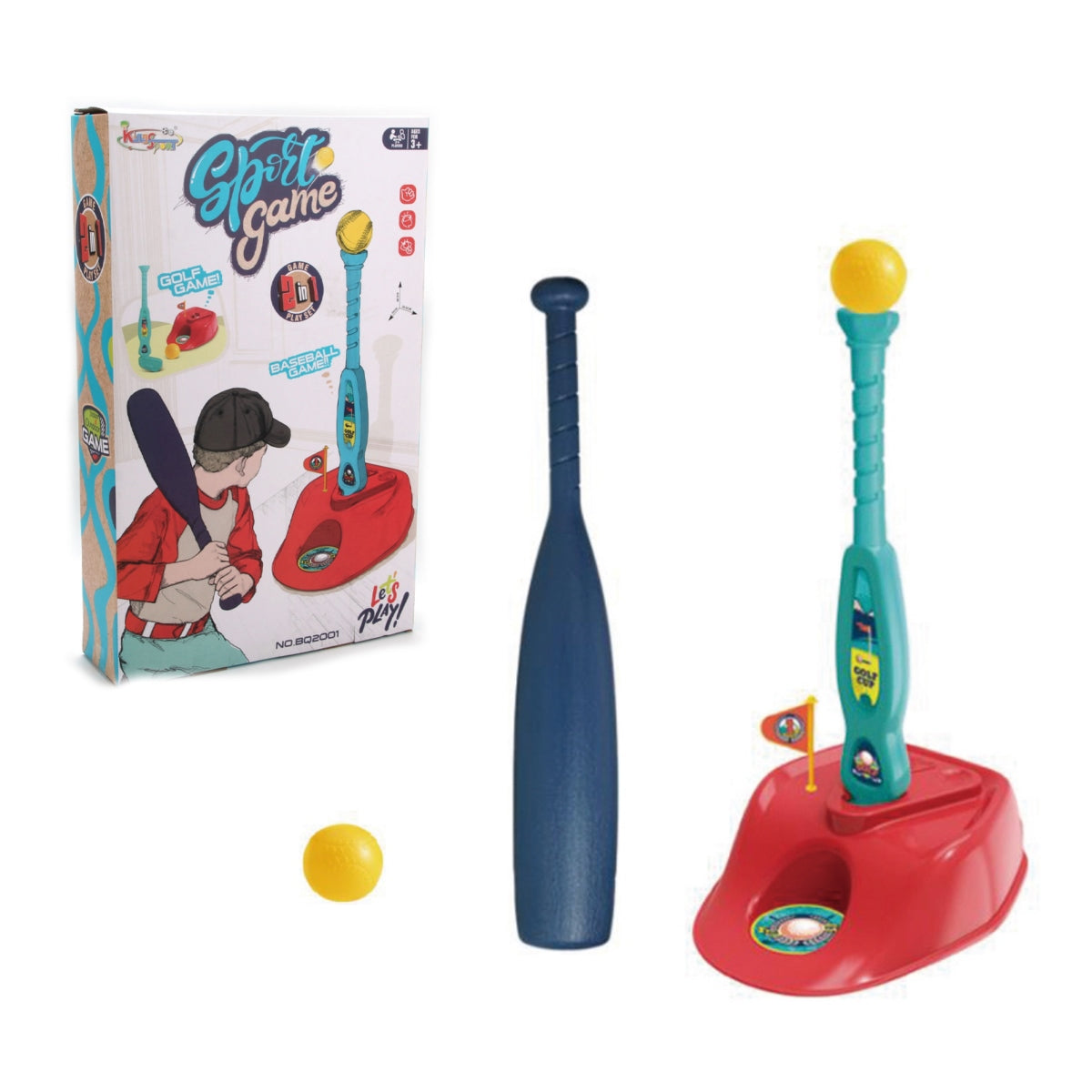 Juego 2 En 1 Baseball Y Golf