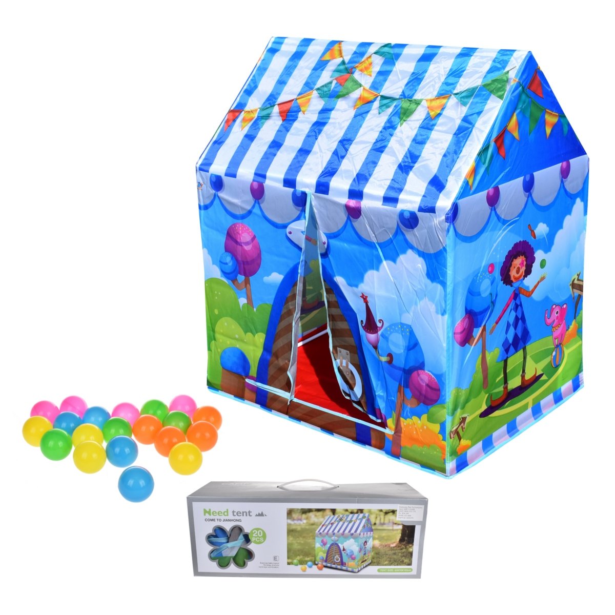 Carpa Circo De 93X70X103 Cms Con Pelotas