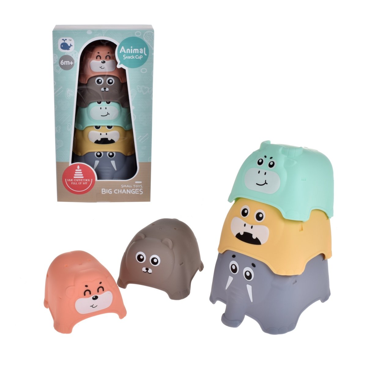 Pack 5 Animales Apilables
