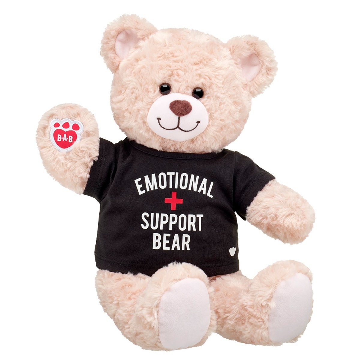Polera Negra Soporte Emocional Build-A-Bear