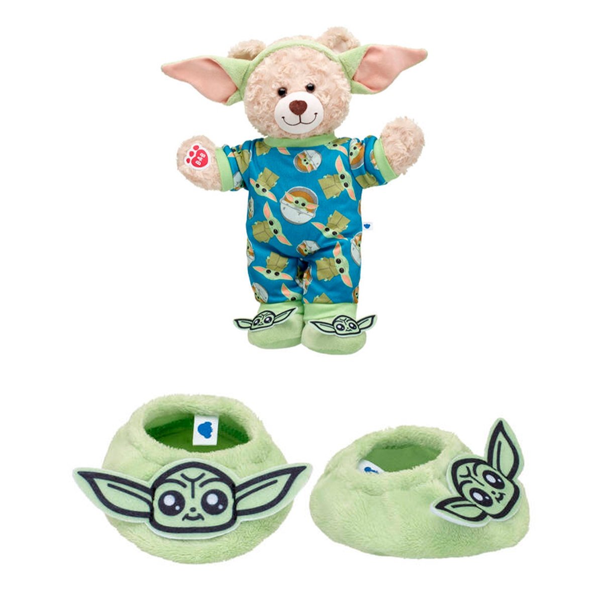 Pantuflas Baby Yoda Star Wars Build-A-Bear