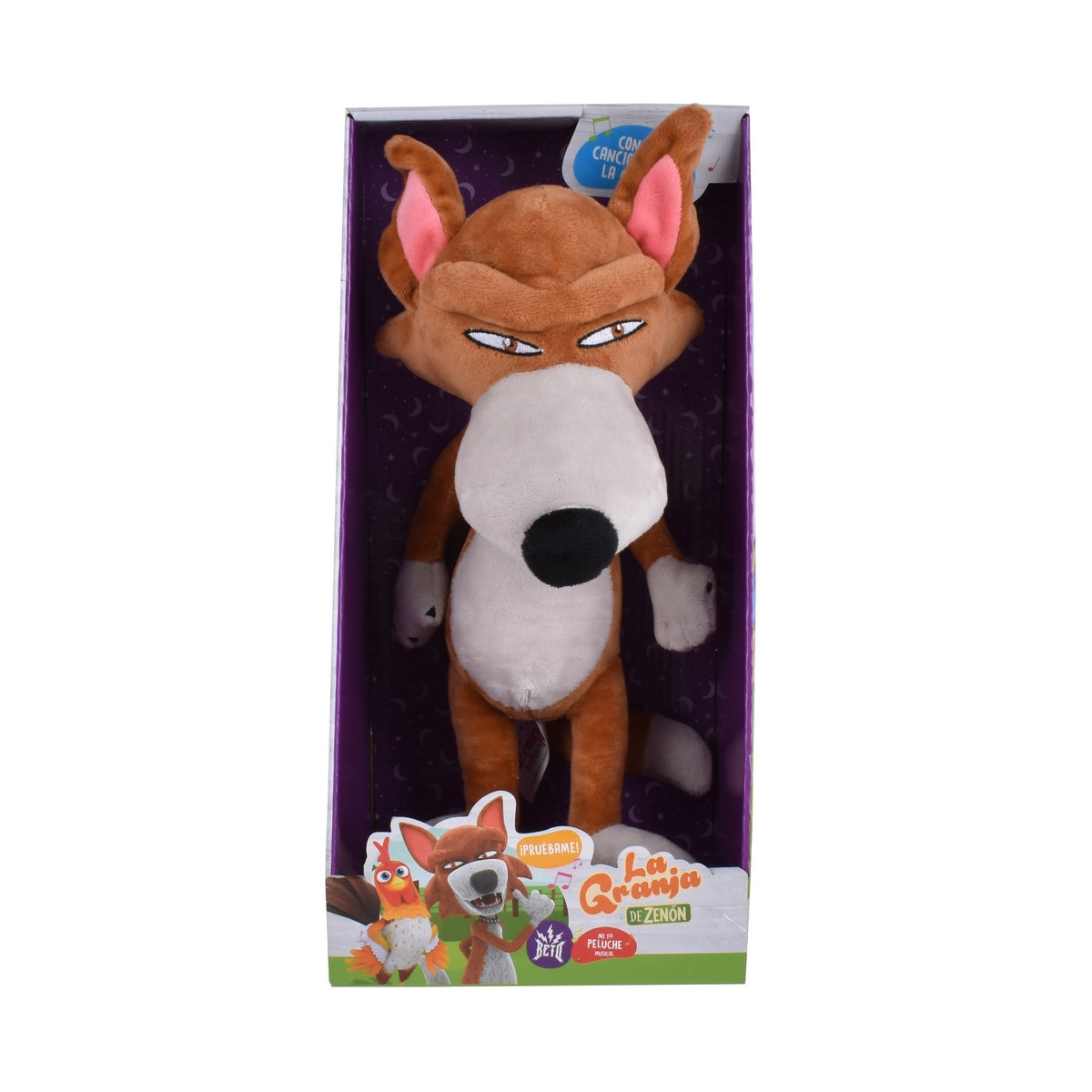 Peluche Musical 35 Cm. La Granja De Zenon - Zorro Beto