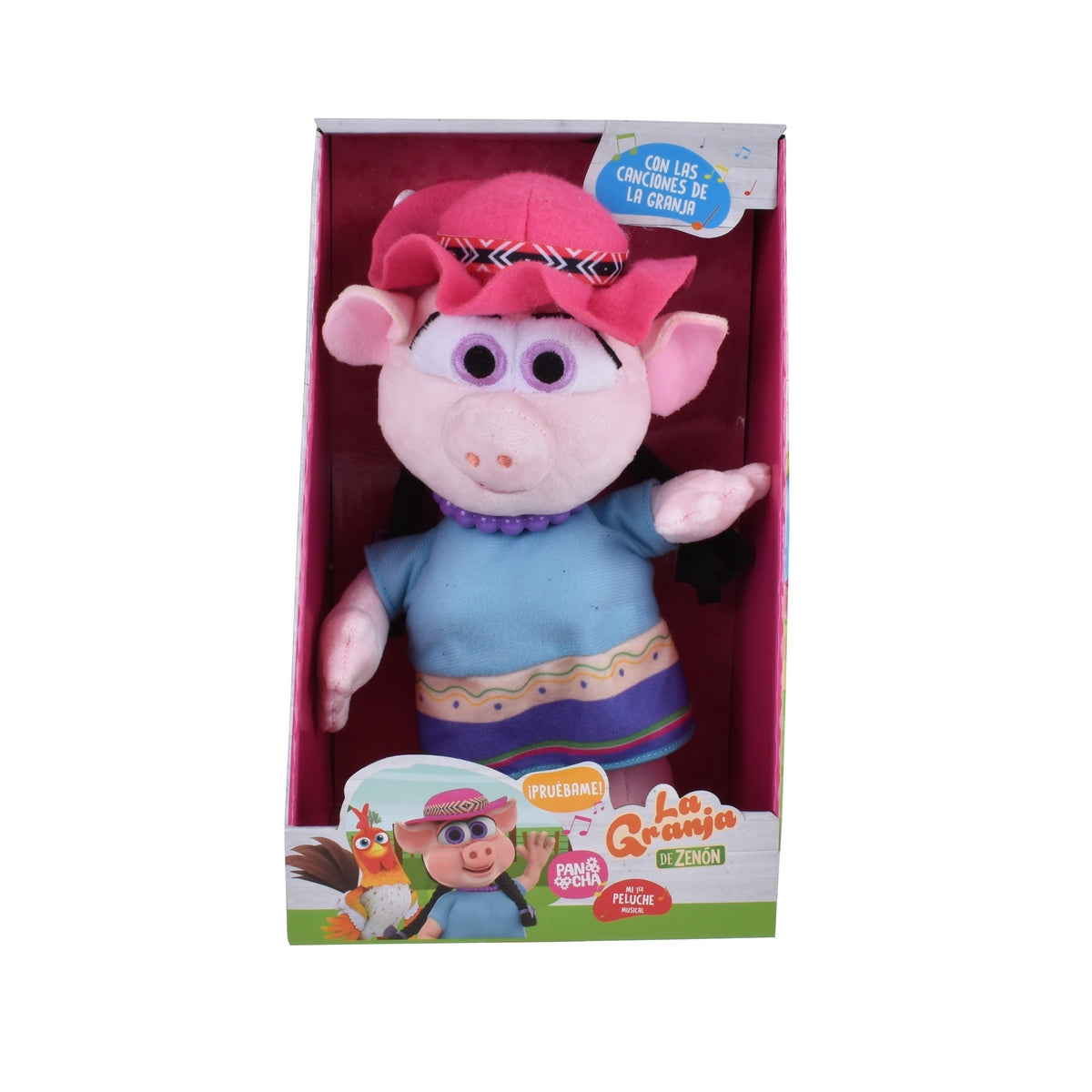 Peluche Musical 35 Cm. La Granja De Zenon - Chancha
