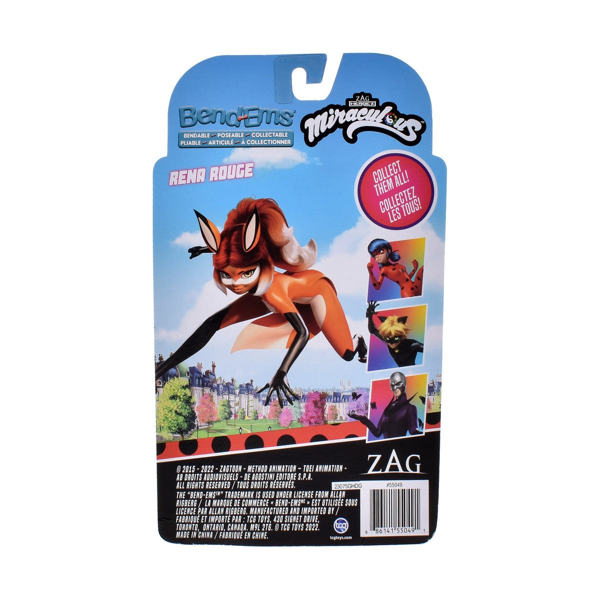 Figura 13 Cms De Goma Flexible Miraculous - Rena Rouge