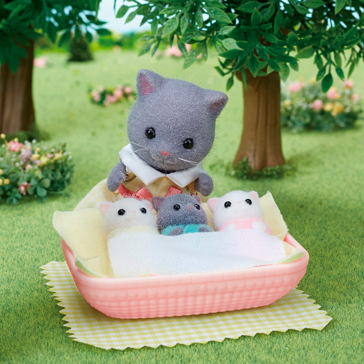 Trillizos Gato Persa Sylvanian Families
