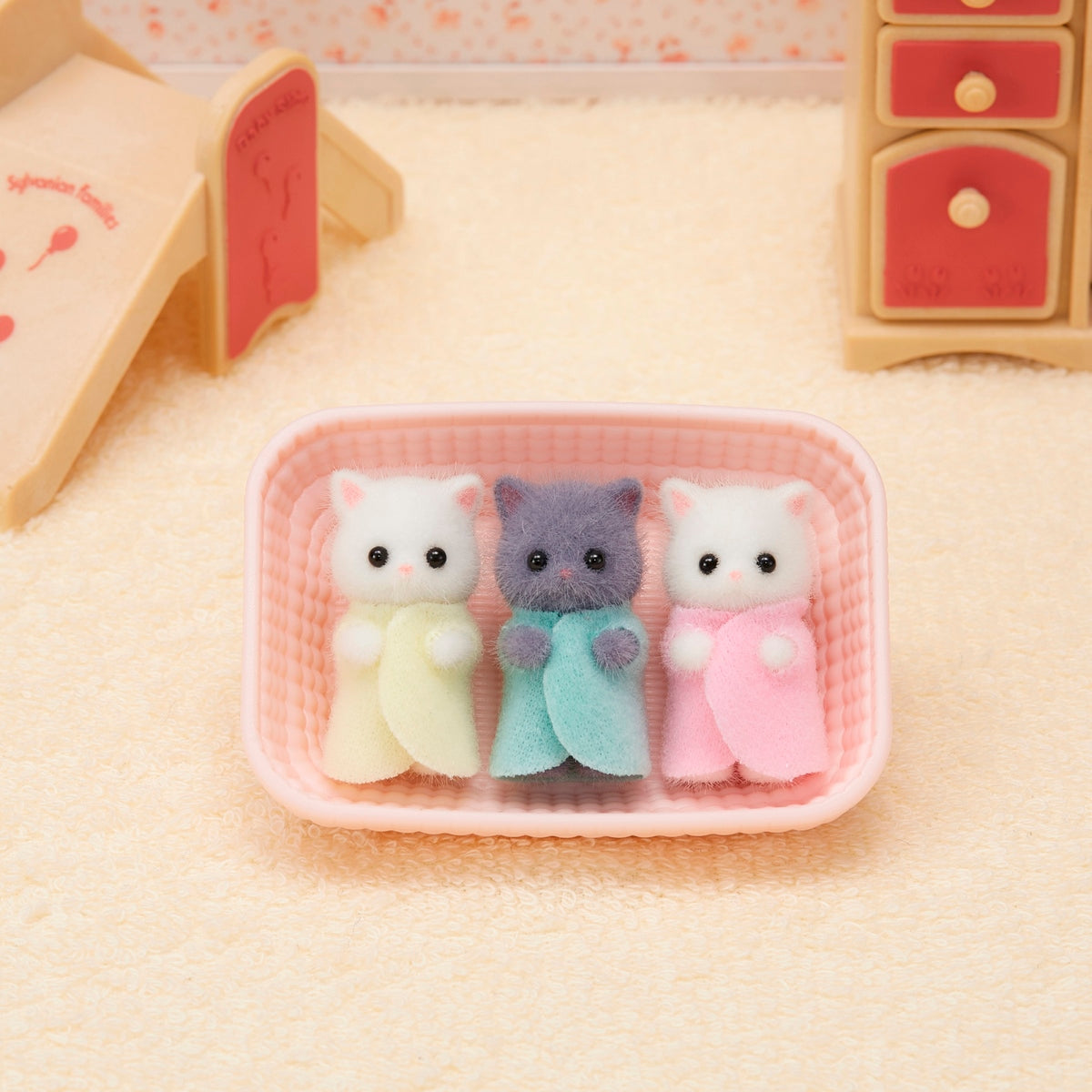 Trillizos Gato Persa Sylvanian Families