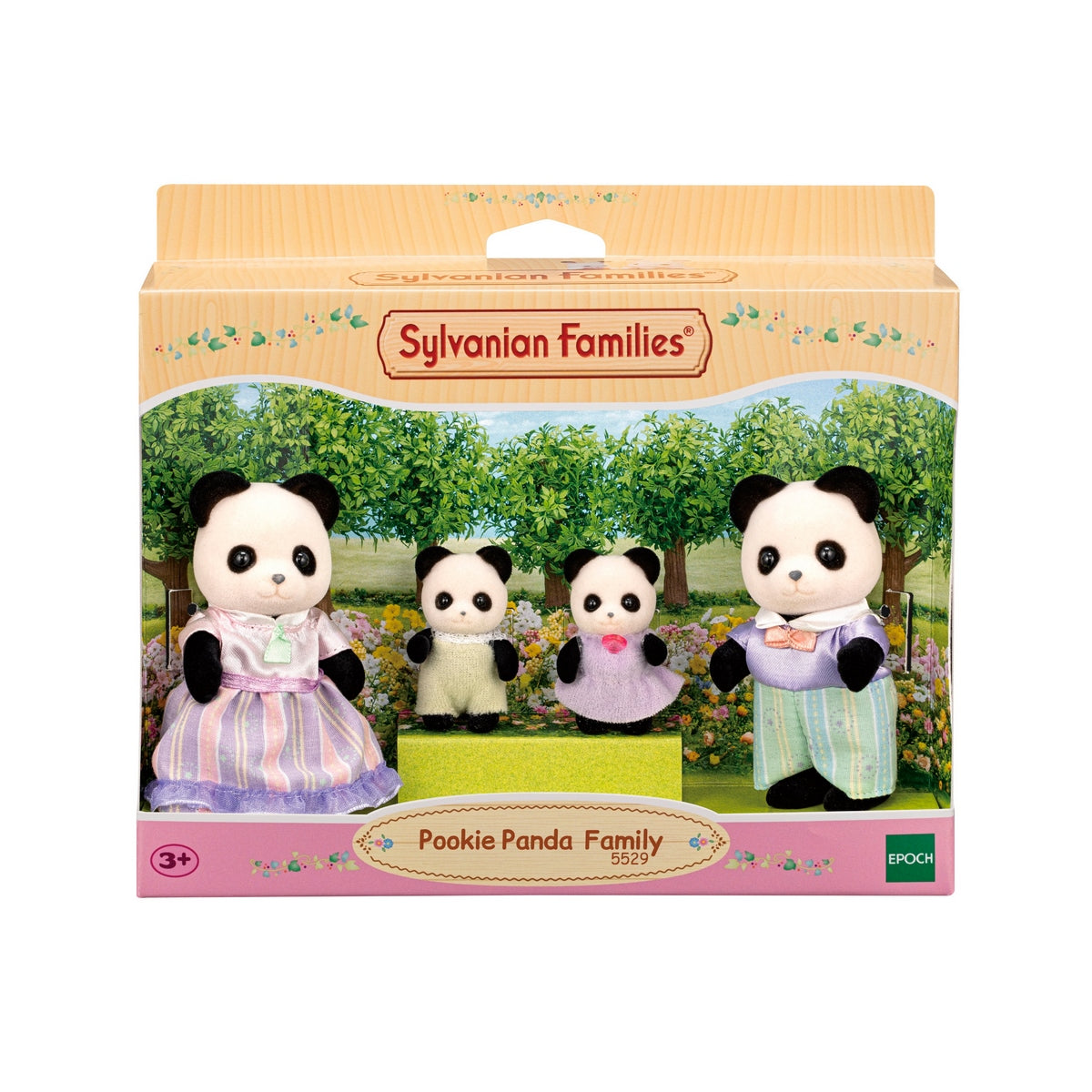 Familia Panda Pookie Sylvanian Families