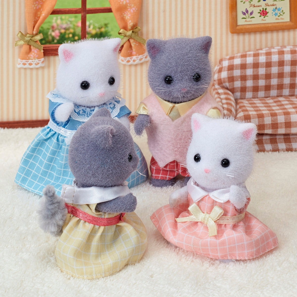 Familia Gato Persa Sylvanian Families