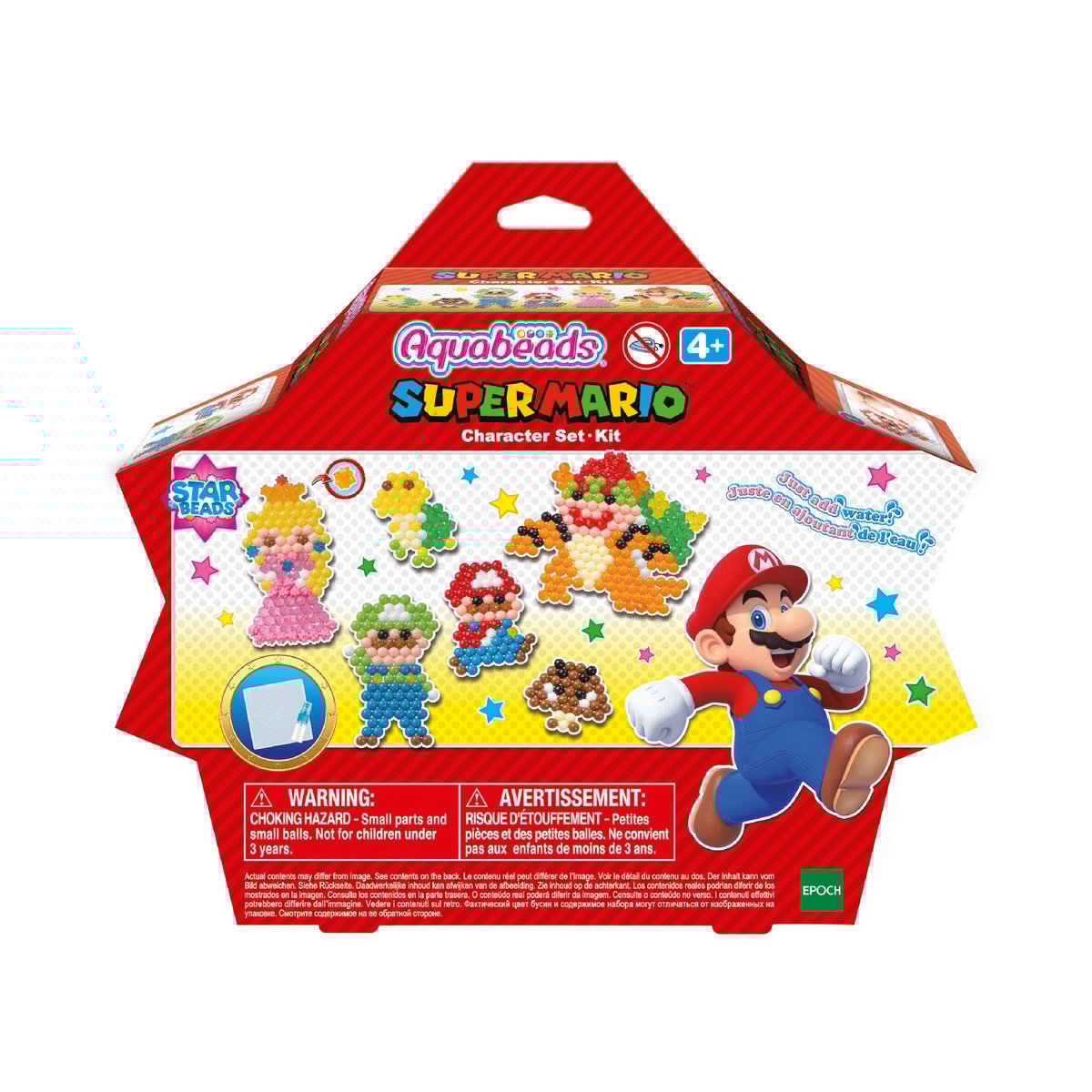 Set De Figuras Super Mario Con Cuentas En Forma De Estrella